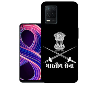 Realme 8 back cover | Realme RMX3085 back cover | Realme 8 / Realme RMX3085 | Bhartiya sena | Design_145