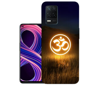 Realme 8 back cover | Realme RMX3085 back cover | Realme 8 / Realme RMX3085 | Om | Design_148