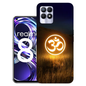 Realme 8i back cover | Realme RMX3151 back cover | Realme 8i / Realme RMX3151 | Om | Design_148