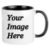 Custom inner Black  Photo Printed Mug