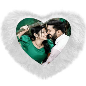 Pillow Heart Shape Personalised Photo Cushion