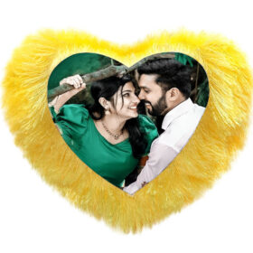 Pillow Heart Shape Personalised Photo Cushion