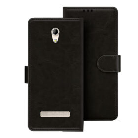 Micromax Bharat 2 flip cover | Micromax Q402 flip cover | Micromax Bharat 2 Plus | Black