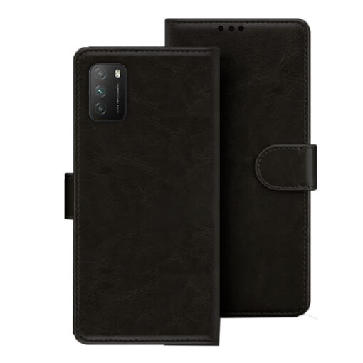 Poco M3 flip cover | Poco M2010J19CG flip cover | MZB087AIN | Black