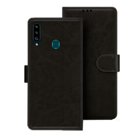 Samsung A20s flip cover | SM-A207F flip cover | Black