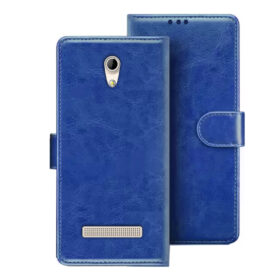 Micromax Bharat 2 flip cover | Micromax Q402 flip cover | Micromax Bharat 2 Plus | Blue