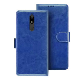 Micromax Infinty Pro flip cover | Micromax HS3 flip cover | Blue