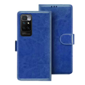 Redmi 10 Prime flip cover | Redmi 21061119BI flip cover | 21061119BI | Blue