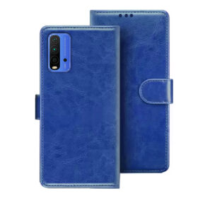 Redmi Note 9 Power flip cover | Redmi MZB084XIN flip cover | MOBHQAB1 | Blue