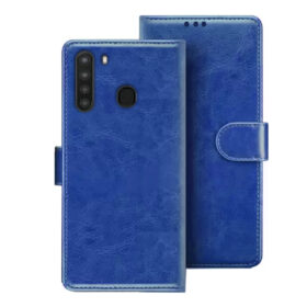 Samsung A21 flip cover | SM-A215U flip cover | Blue