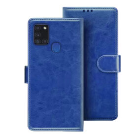 Samsung A21s flip cover | SM-A217F flip cover | Blue