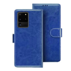 Samsung S20 Ultra 5G flip cover | SM-G988 flip cover | Blue