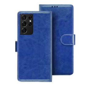 Samsung S21 Ultra 5G flip cover | SM-G998B flip cover | Blue