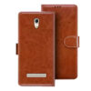 Micromax Bharat 2 flip cover | Micromax Q402 flip cover | Micromax Bharat 2 Plus | Brown