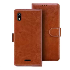Micromax i One flip cover | Micromax iOne flip cover | Brown