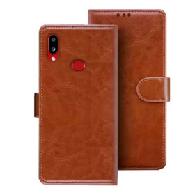 Samsung A10s flip cover | SM-A107F flip cover | Brown