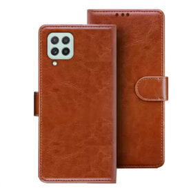 Samsung A22 flip cover | SM-A225F flip cover | Brown