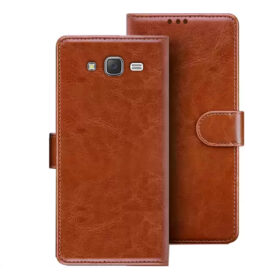 Samsung J5 flip cover | SM-J500F flip cover | Brown