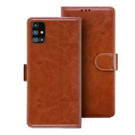 Samsung M31s flip cover | SM-M317F flip cover | Brown