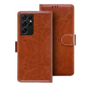 Samsung S21 Ultra 5G flip cover | SM-G998B flip cover | Brown