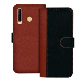 I Kall K10 flip cover | K10 flip cover | Black, Brown Design