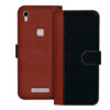 Lava Z80 flip cover | Z80 flip cover | Black, Brown Design