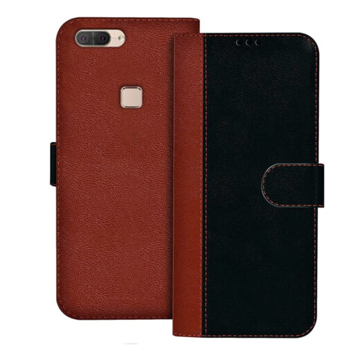 Lava Z90 flip cover | Z90 flip cover | Black, Brown Design