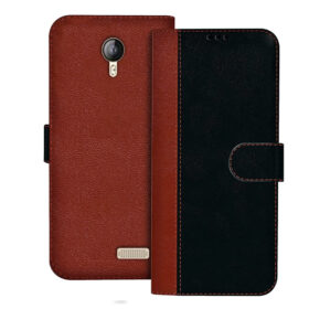 LePhone W10 flip cover | W10 flip cover | Black, Brown Design
