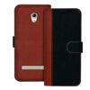 Micromax Bharat 2 flip cover | Q402 flip cover | Black, Brown Design