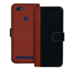 Micromax Yu Ace flip cover | 5014 flip cover | Black, Brown Design