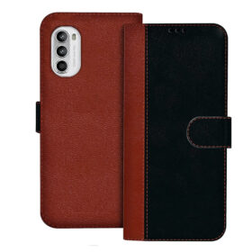 Moto G52 flip cover | Moto G52 flip cover | Black, Brown Design