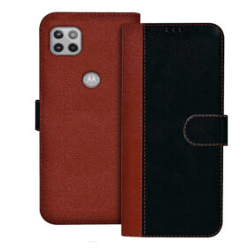 Moto G 5G flip cover | Moto G 5G flip cover | Black, Brown Design