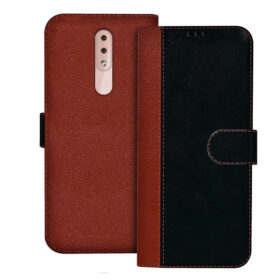 Nokia 4.2 flip cover | TA-1184 flip cover | Black, Brown Design