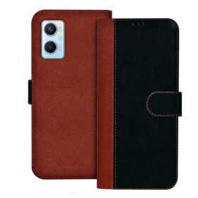OPPO A96 flip cover | CPH2333 flip cover | Black, Brown Design