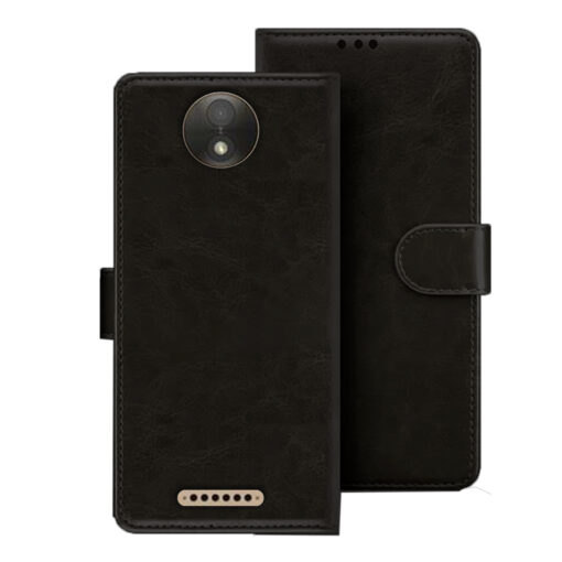 Moto C flip cover | C flip cover | Moto C | Black