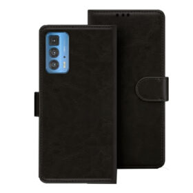 Moto Edge 20 Pro flip cover | Moto XT2153-1 flip cover | PANY0010IN | Black