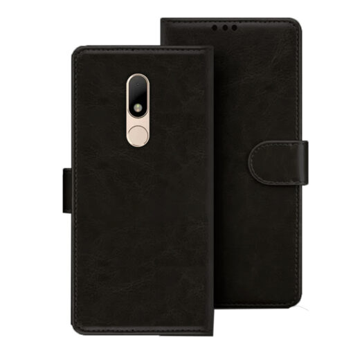 Moto M flip cover | Moto XT1663 flip cover | XT1662 | Black