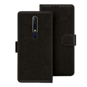 Nokia 6.1 Plus flip cover | TA-1099 flip cover | Black
