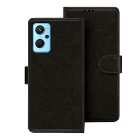 Realme 9i flip cover | Realme RMX3612 flip cover | Black