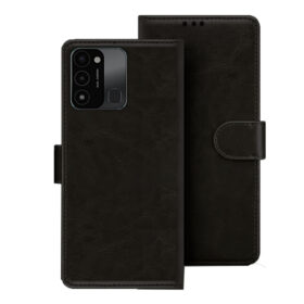 Tecno Spark 8C flip cover | Tecno KG5k flip cover | Black