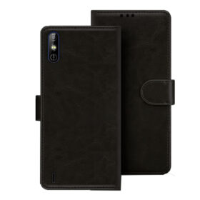 Tecno Spark Go flip cover | Tecno KC1 flip cover | Black