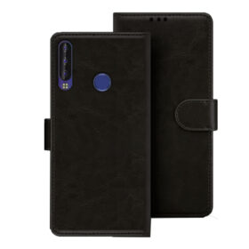 Tecno Spark Power flip cover | Tecno LB8A flip cover | Black