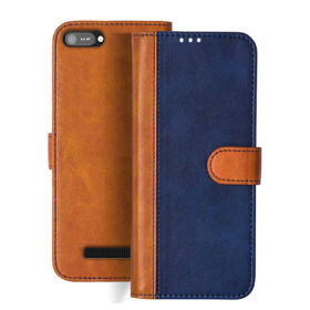 Comio C1 flip cover | C1 flip cover | Blue, Brown Design