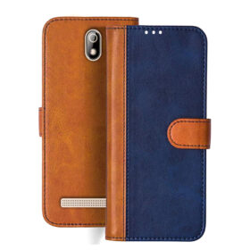 Comio C1 Pro flip cover | C1 Pro flip cover | Blue, Brown Design