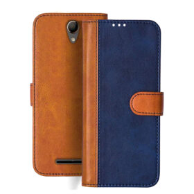 Comio C2 flip cover | C2 flip cover | Blue, Brown Design