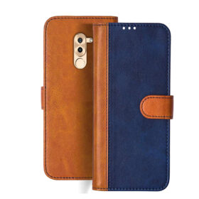 Honor 6X flip cover | BLN-L22 flip cover | Blue, Brown Design