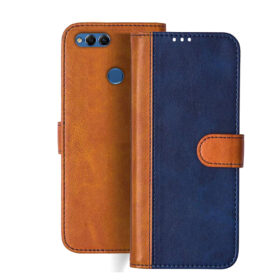 Honor 7X flip cover | BND-AL10 flip cover | Blue, Brown Design