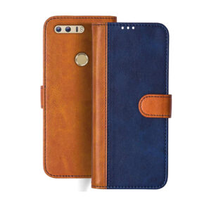 Honor 8 flip cover | FRD-L02 flip cover | Blue, Brown Design