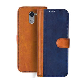Honor Holly 4 Plus flip cover | TRT-AL00 flip cover | Blue, Brown Design