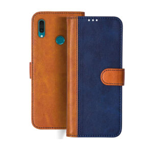 Honor Y9 flip cover | JKM-LX1 flip cover | Blue, Brown Design